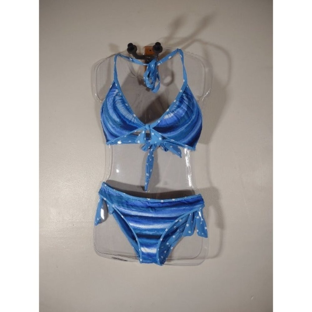 Reversible String Bikini - Polka Dot Tie Bikini - Size Medium - EUC